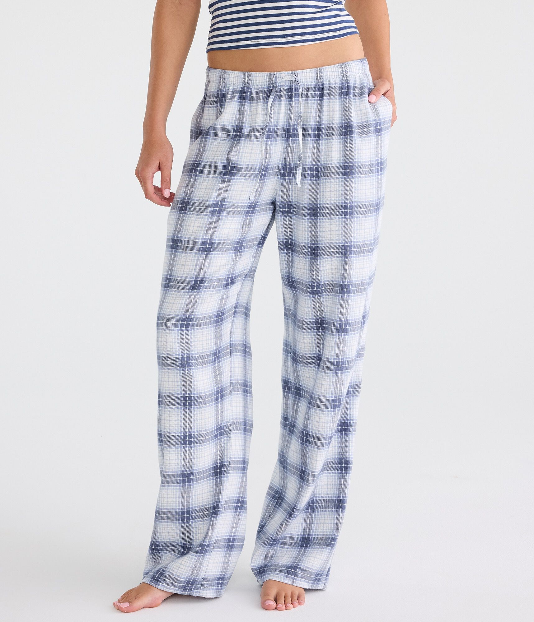 D&eacute;j&agrave; For Aero Plaid Flannel Sleep Pants