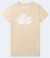 Aero Floral Logo Appliqué Graphic Tee