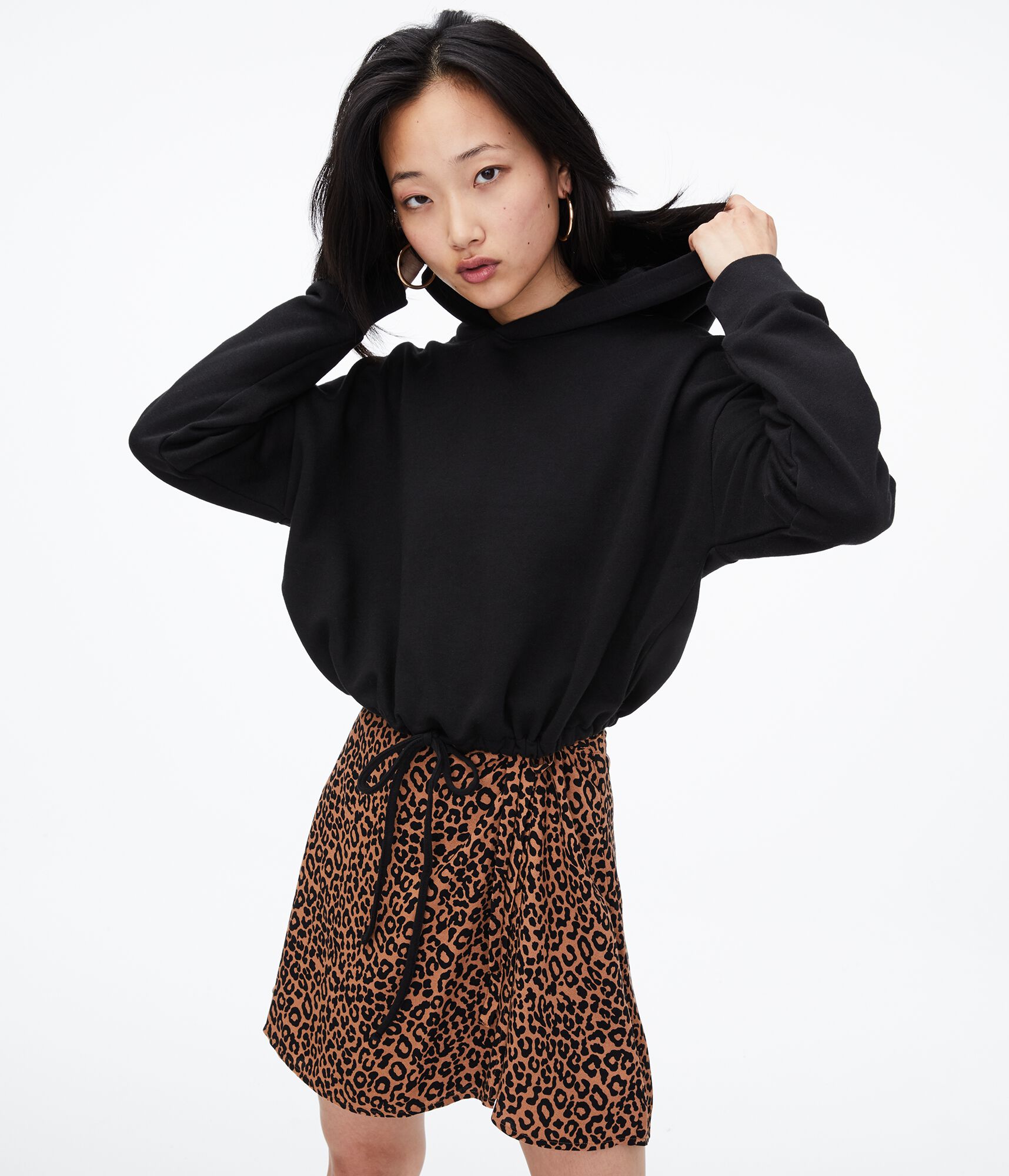 Cinchable Pullover Hoodie