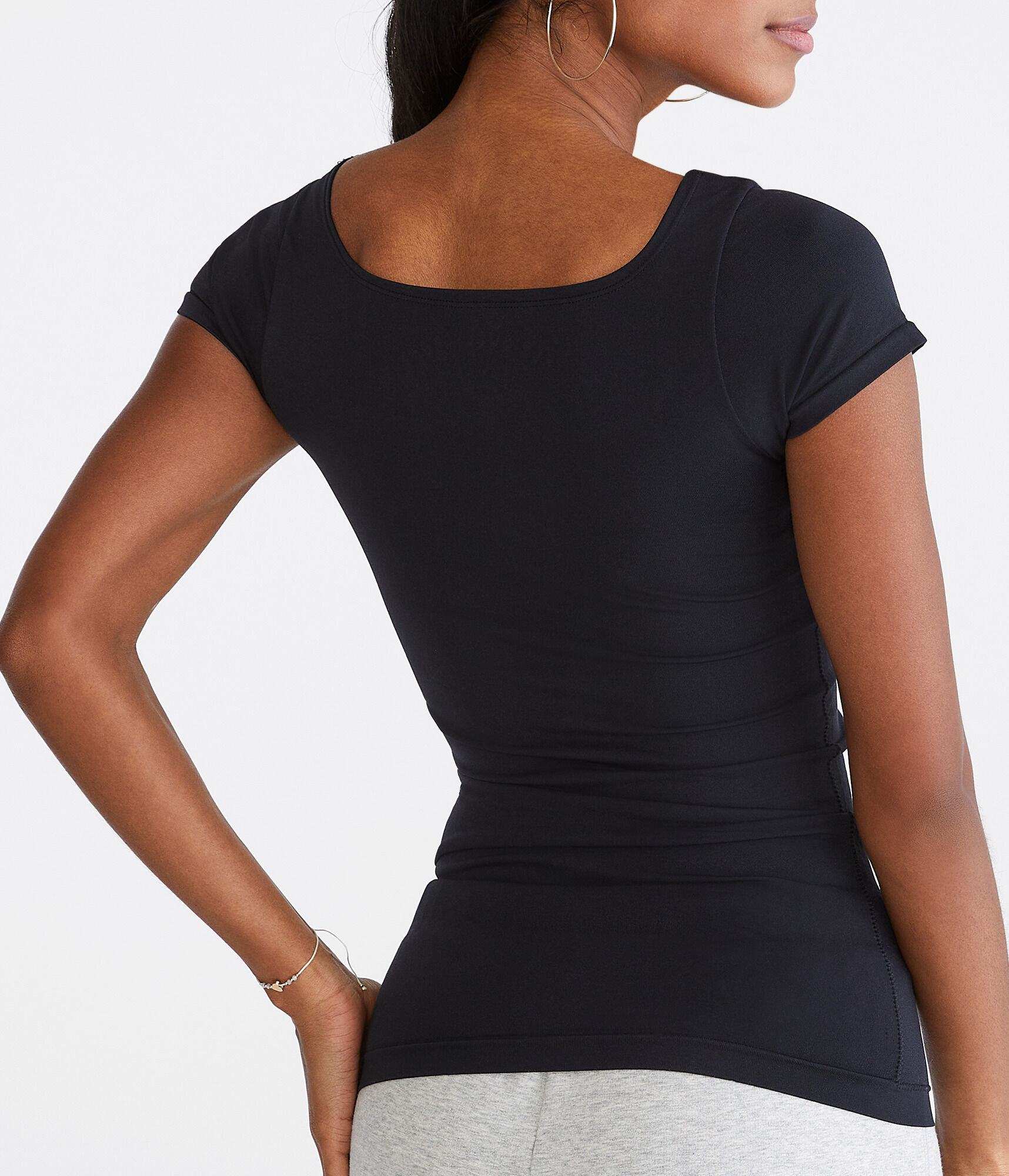 Seriously Soft Sculpt Square-Neck Tee