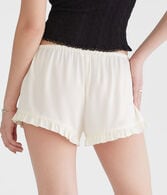 Satin Ruffle Shorts