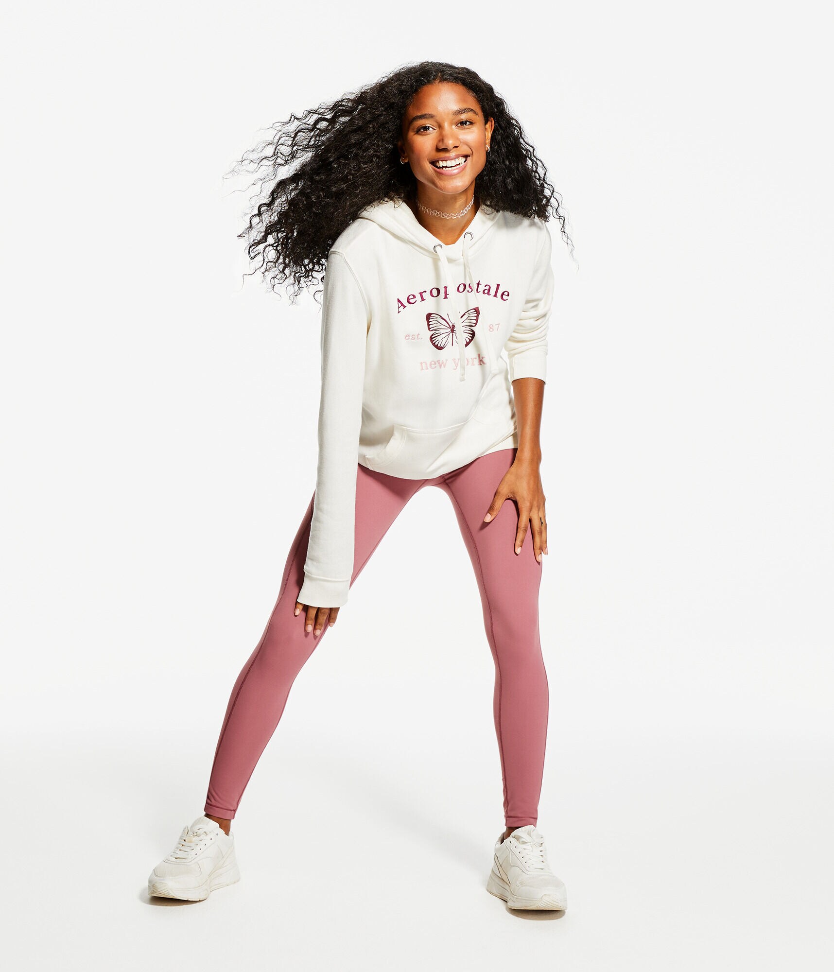 Aeropostale Butterfly Pullover Hoodie