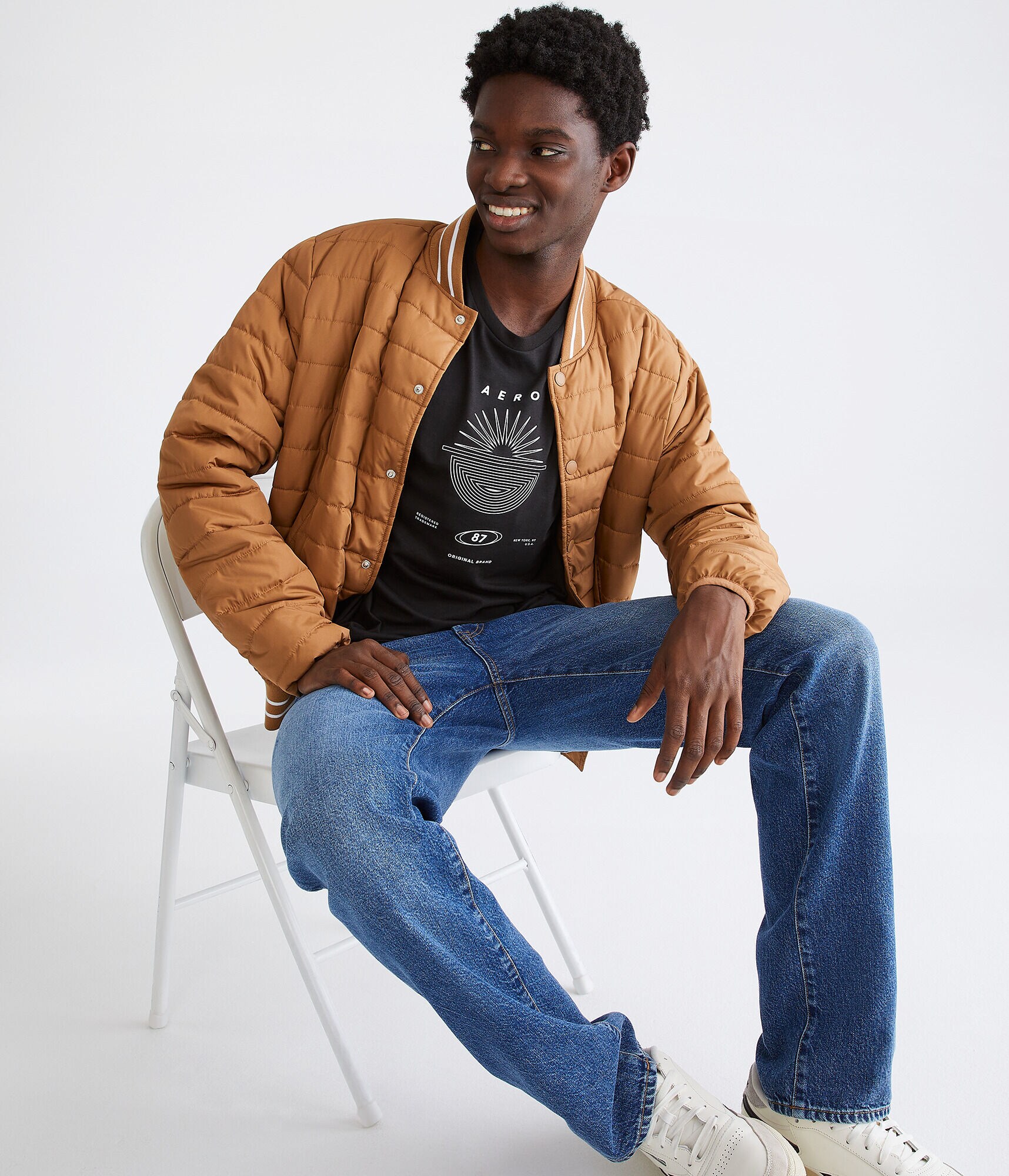 Aero Sunrise Swirl Graphic Tee