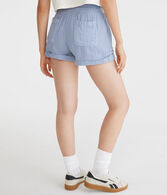 High-Rise Gauze Shorts