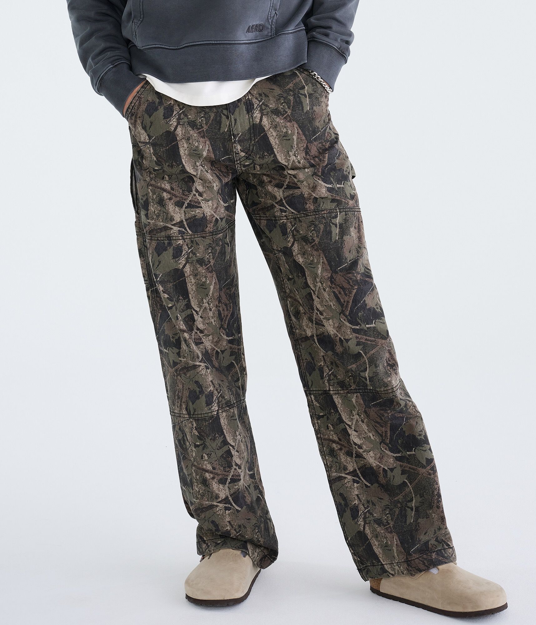 Forest Camo Baggy Carpenter Pants