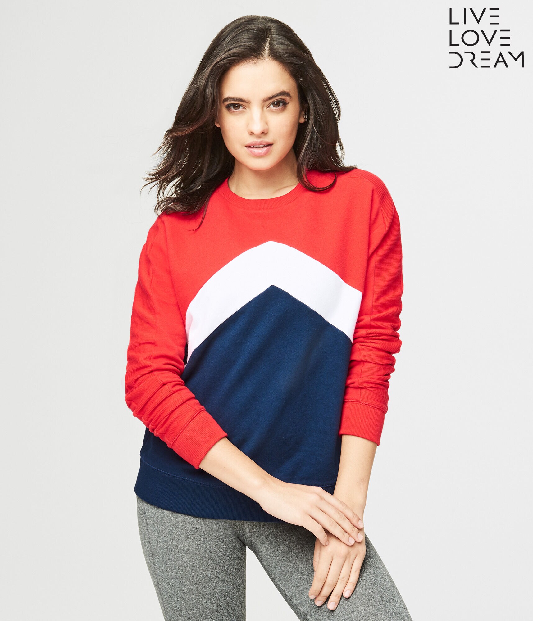 LLD Chevron Crew Sweatshirt