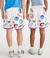 NBA Team Logos Mesh Shorts 6"