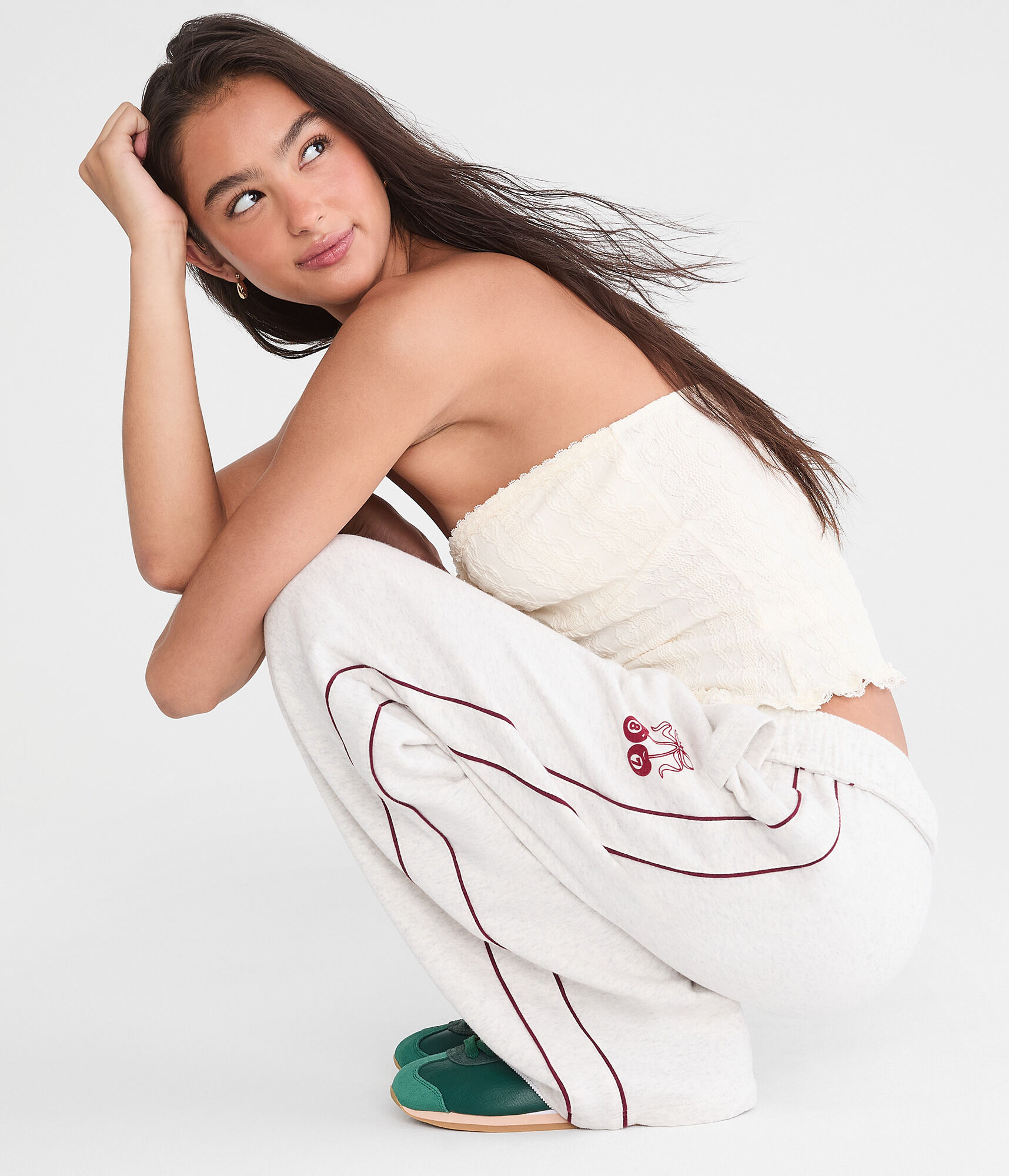Cherry 87 Straight Leg Sweatpants