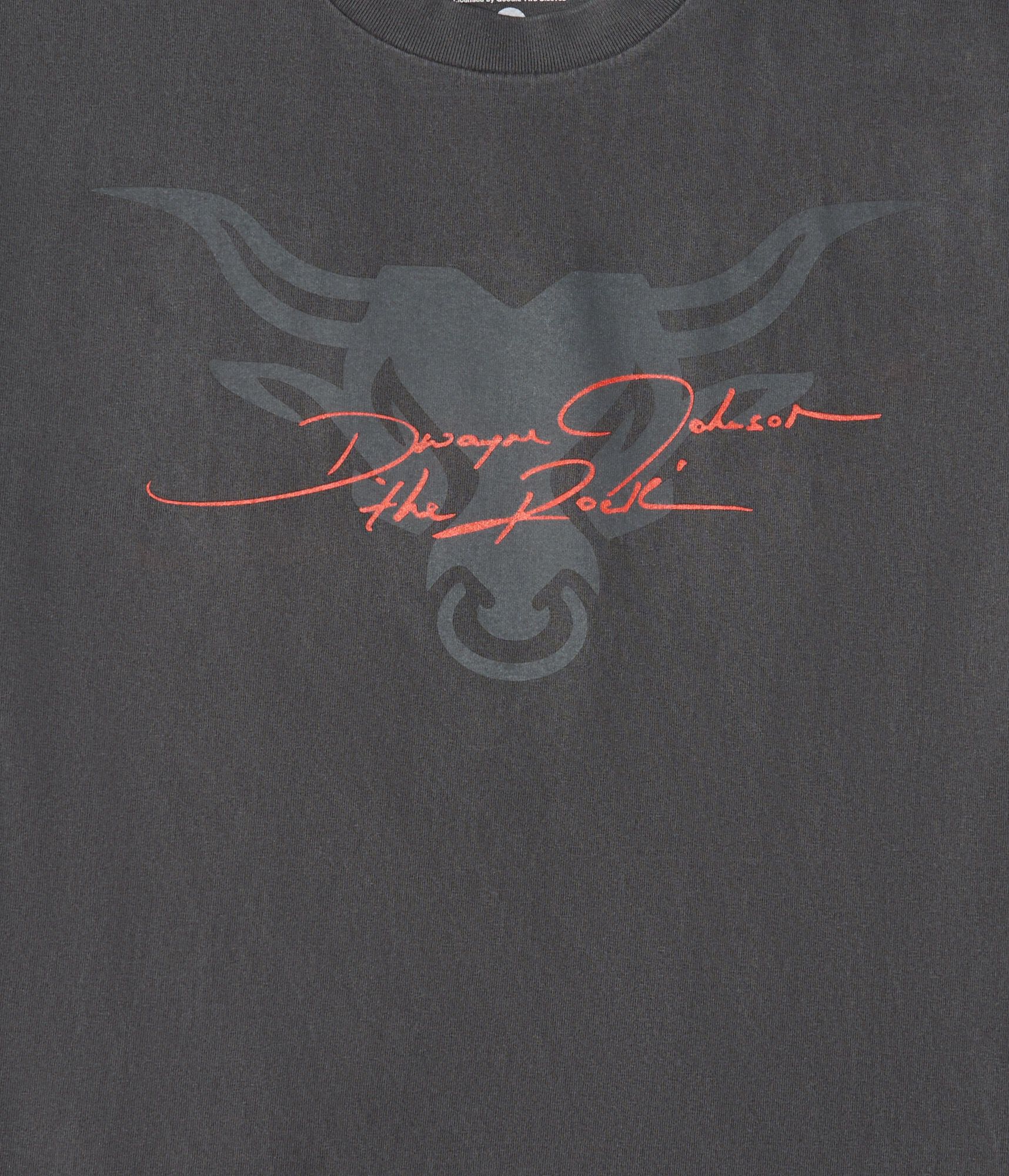 WWE The Rock Bull Logo Relaxed Graphic Tee