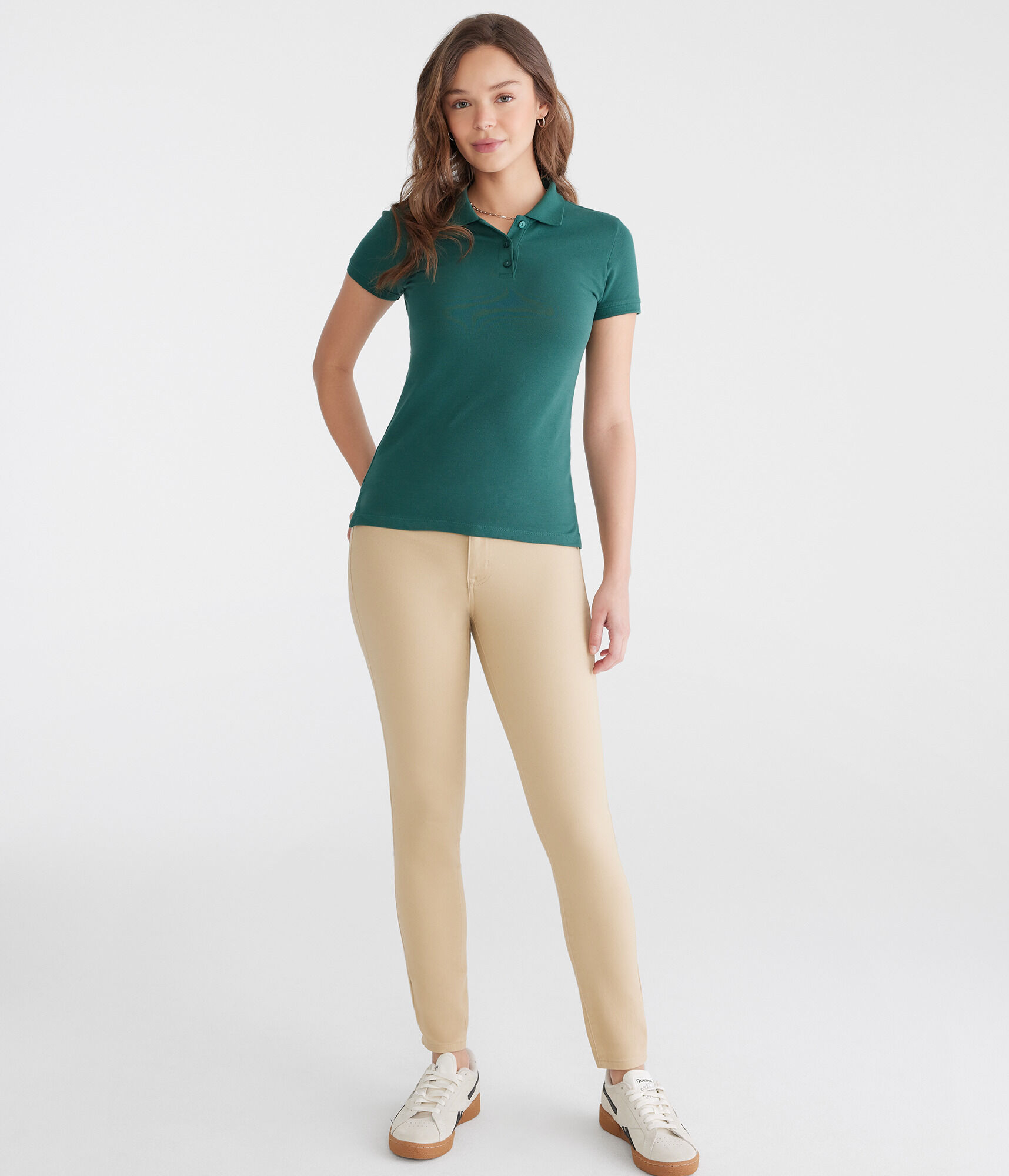 Seriously Stretchy High-Waisted Uniform Jeggings