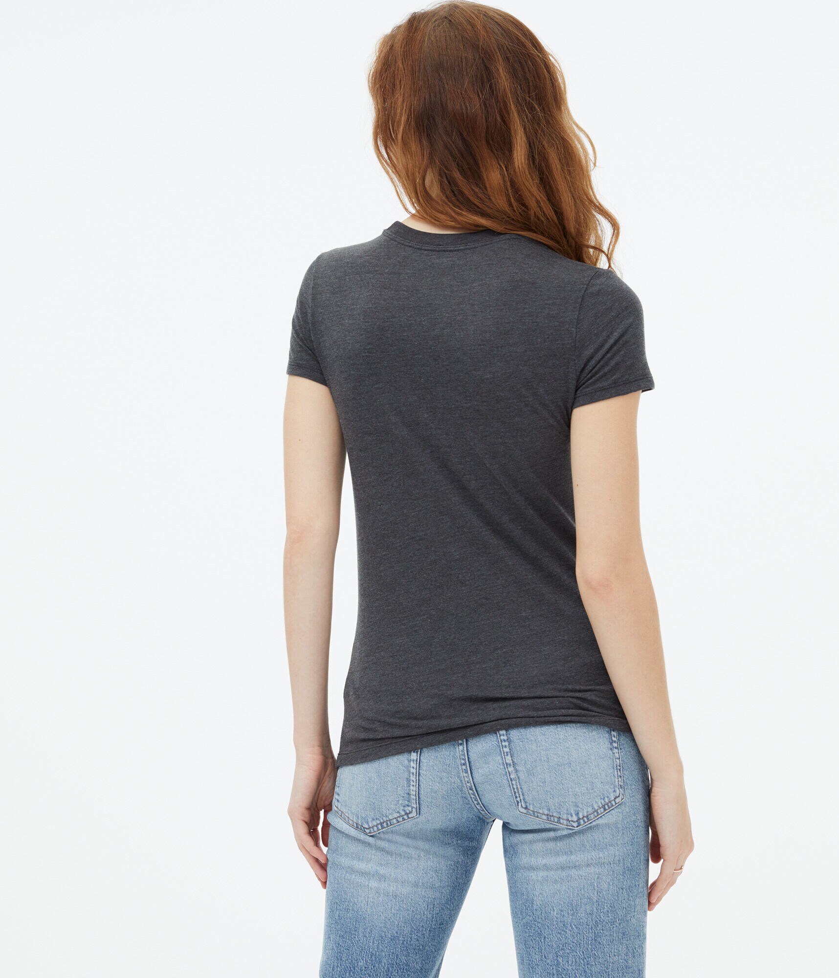 New York Flocked Skull Graphic Tee