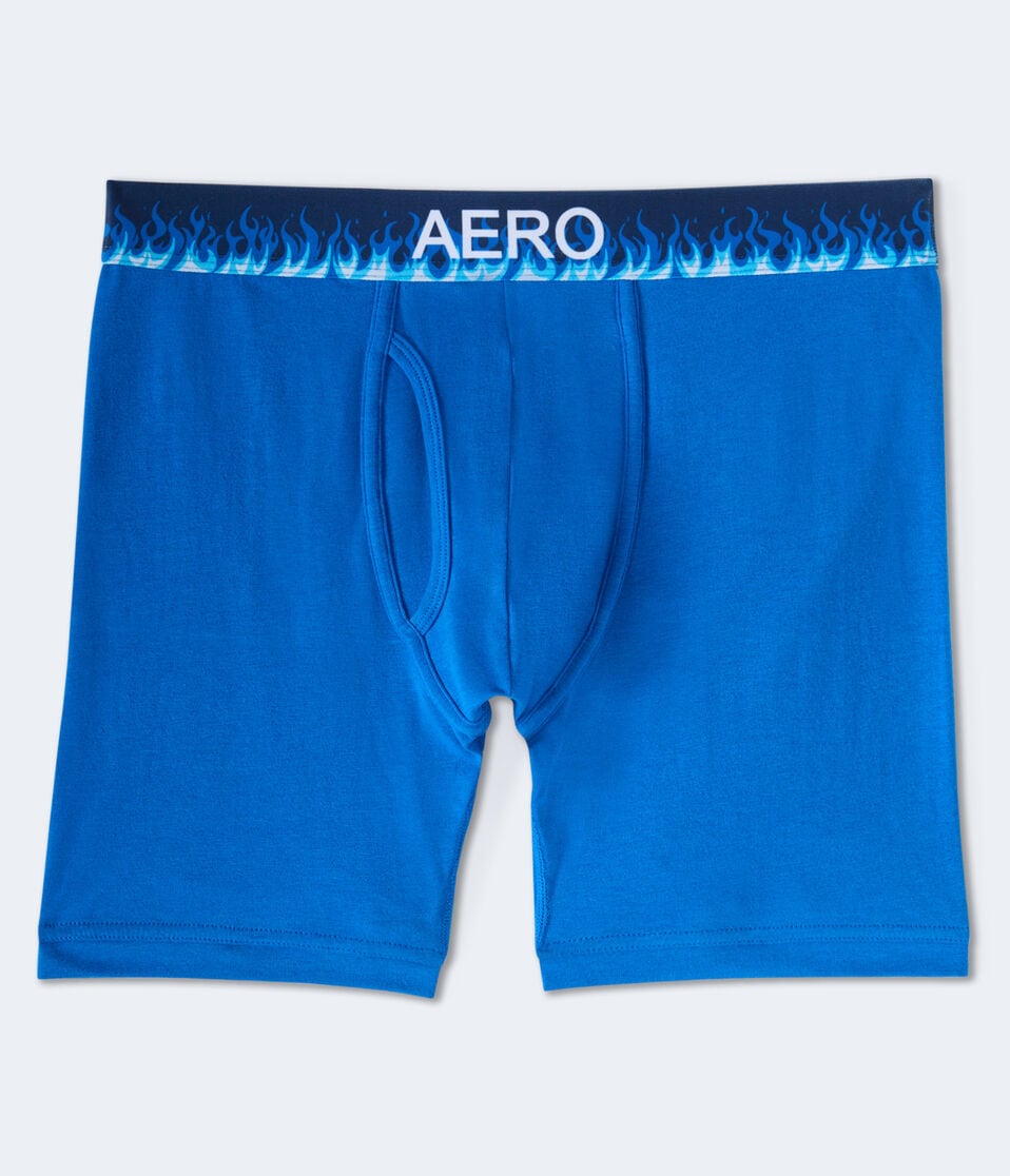 Flames Waistband 6" Knit Boxer Briefs