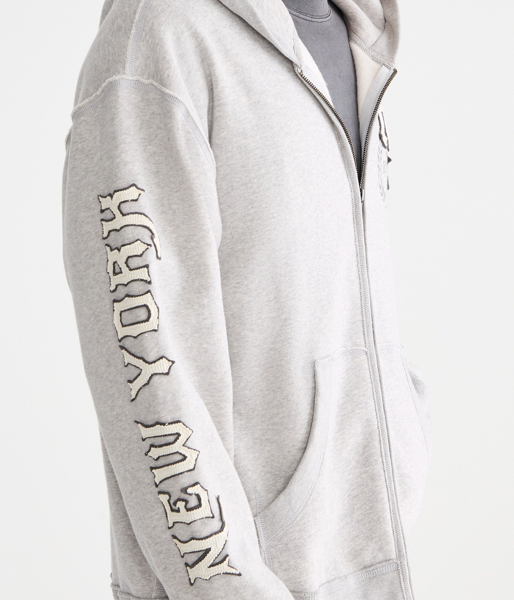 Cloud Soft New York Boxy Full-Zip Hoodie