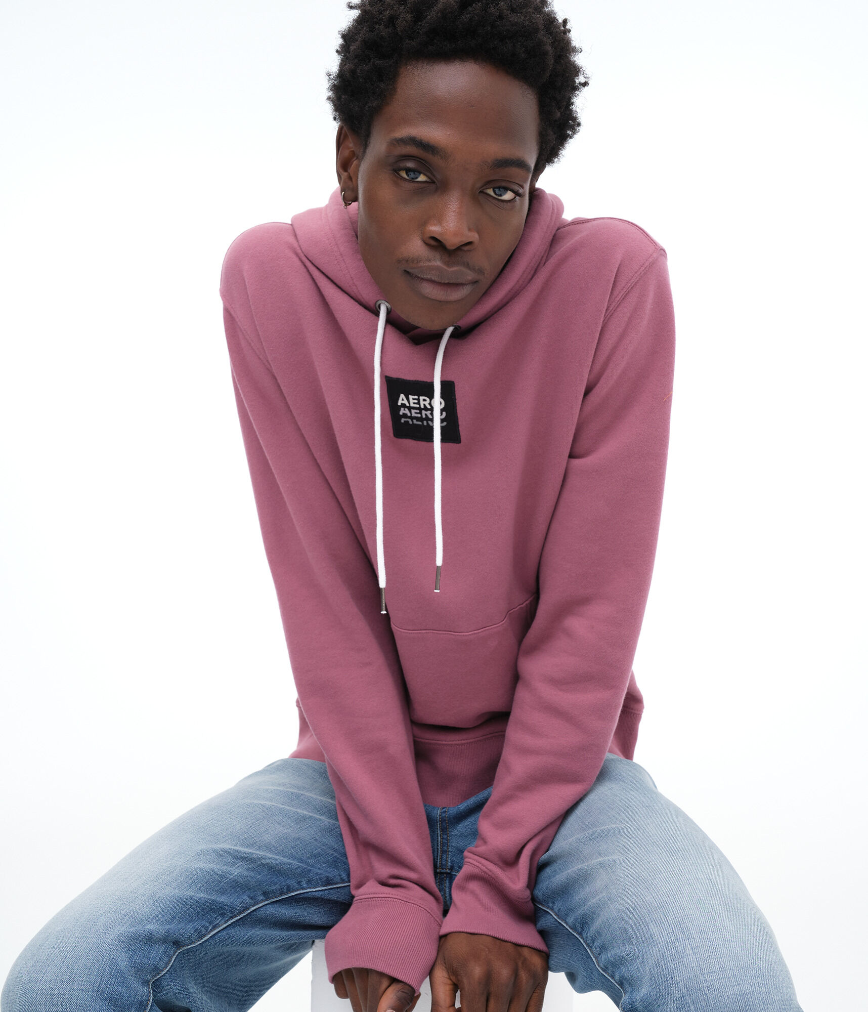 Aero Box Logo Pullover Hoodie