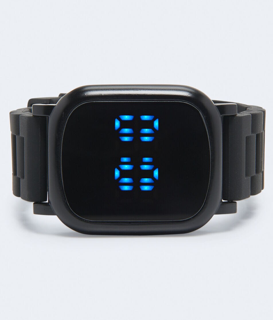 Rectangular Rubber Digital Watch***
