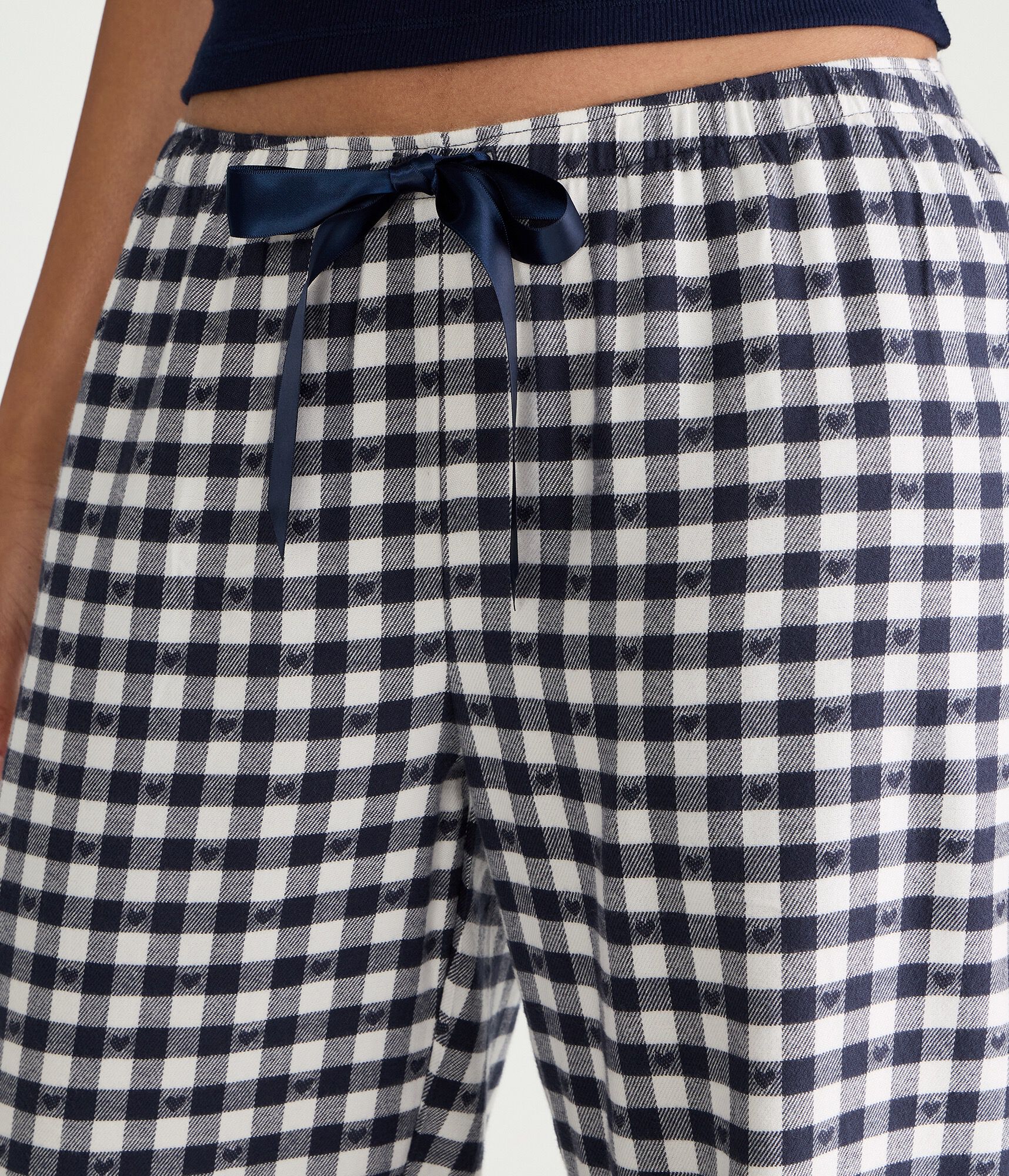 Heart Check Flannel Sleep Pants