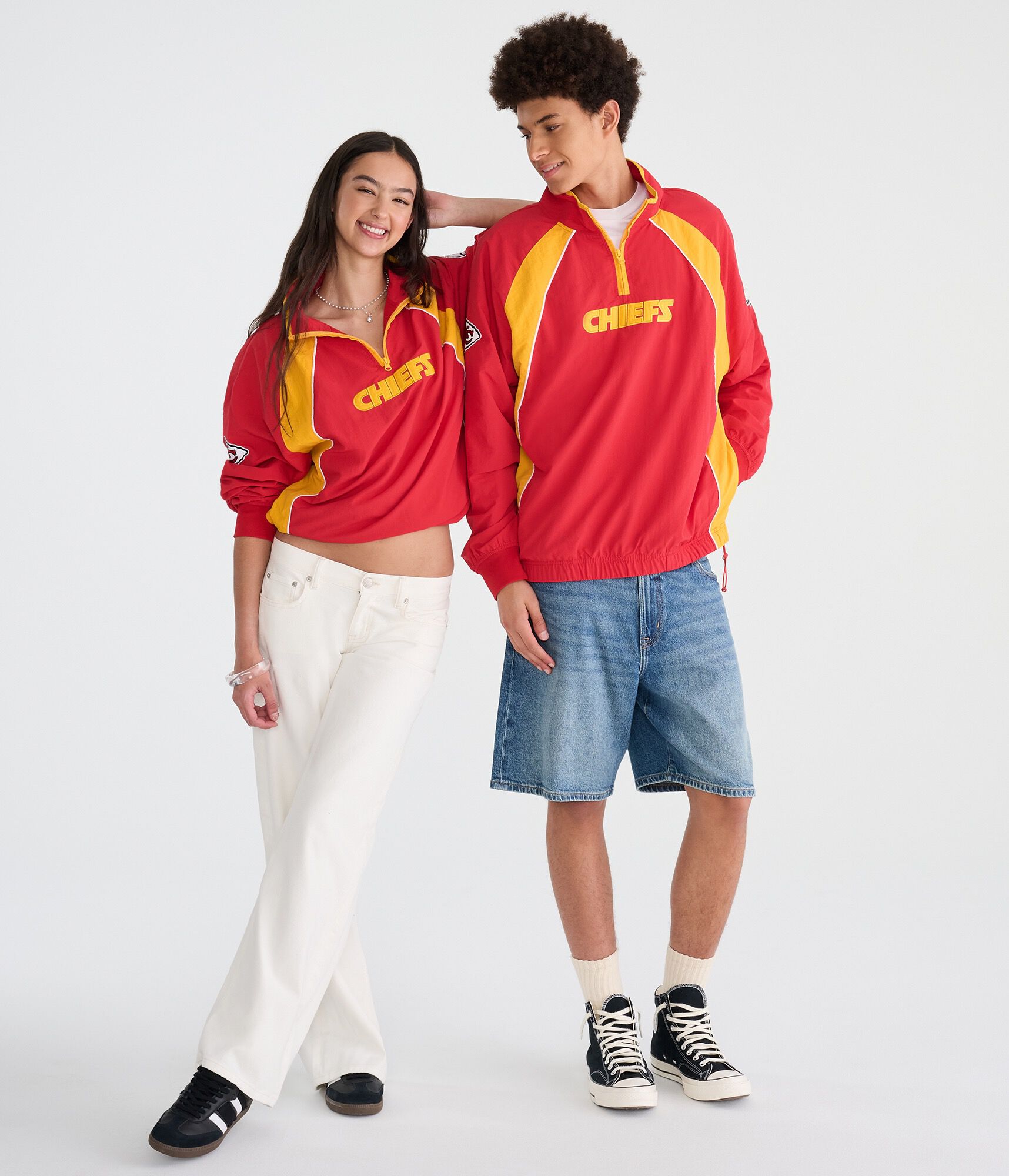 Kansas City Chiefs Quarter-Zip Track Jacket