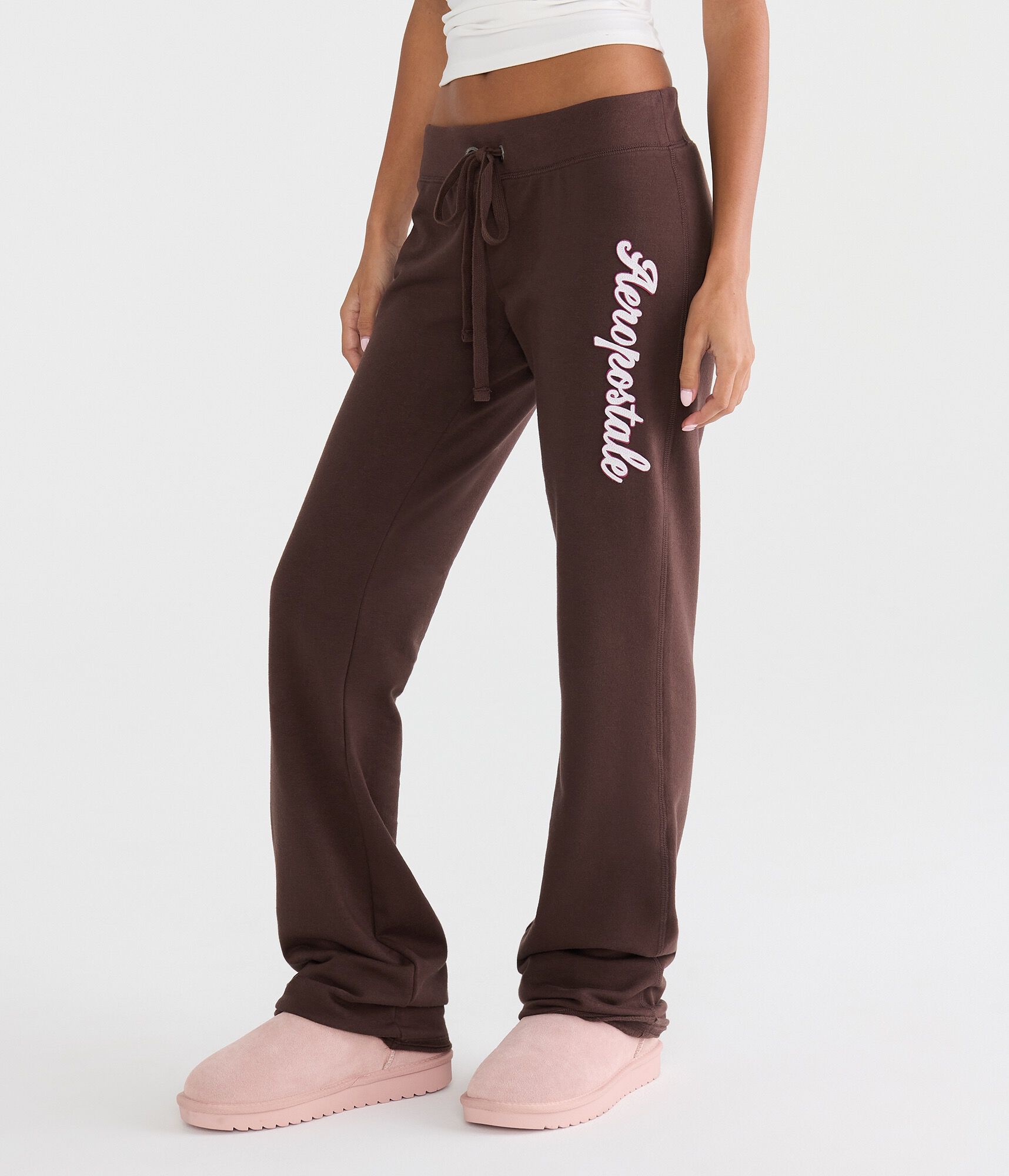 Aeropostale Script Fit &amp; Flare Sweatpants