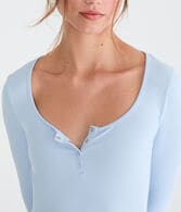 Long Sleeve Henley Bodysuit