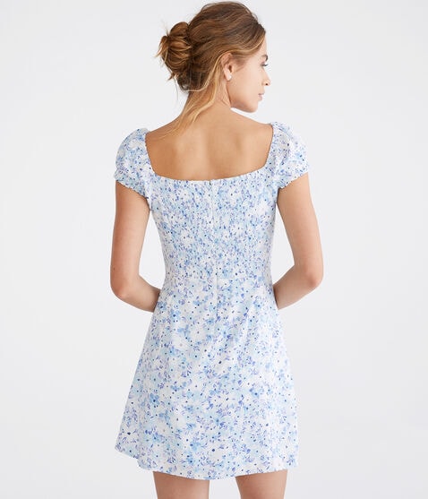 Floral Sweetheart Fit & Flare Dress