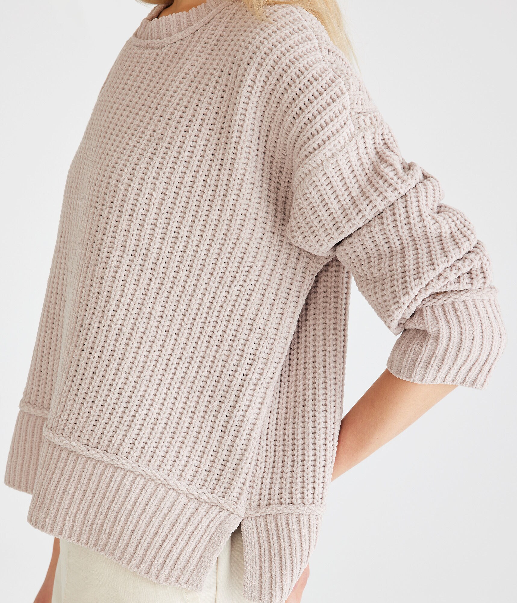 Chenille Crew Sweater