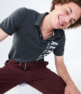 Vertical Graphic Jersey Polo