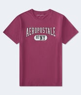 Aeropostale 87 NY Appliqué Graphic Tee