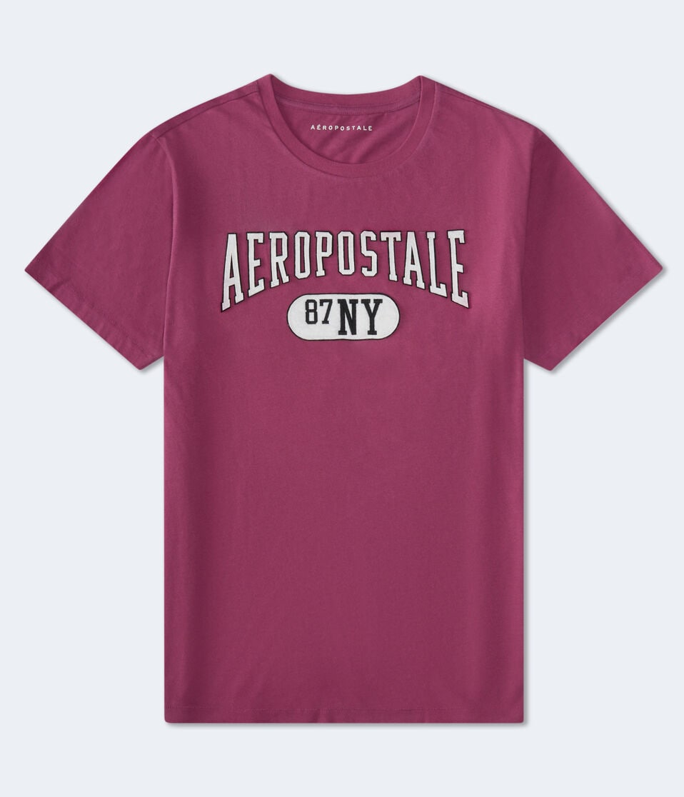 Aeropostale 87 NY Appliqué Graphic Tee