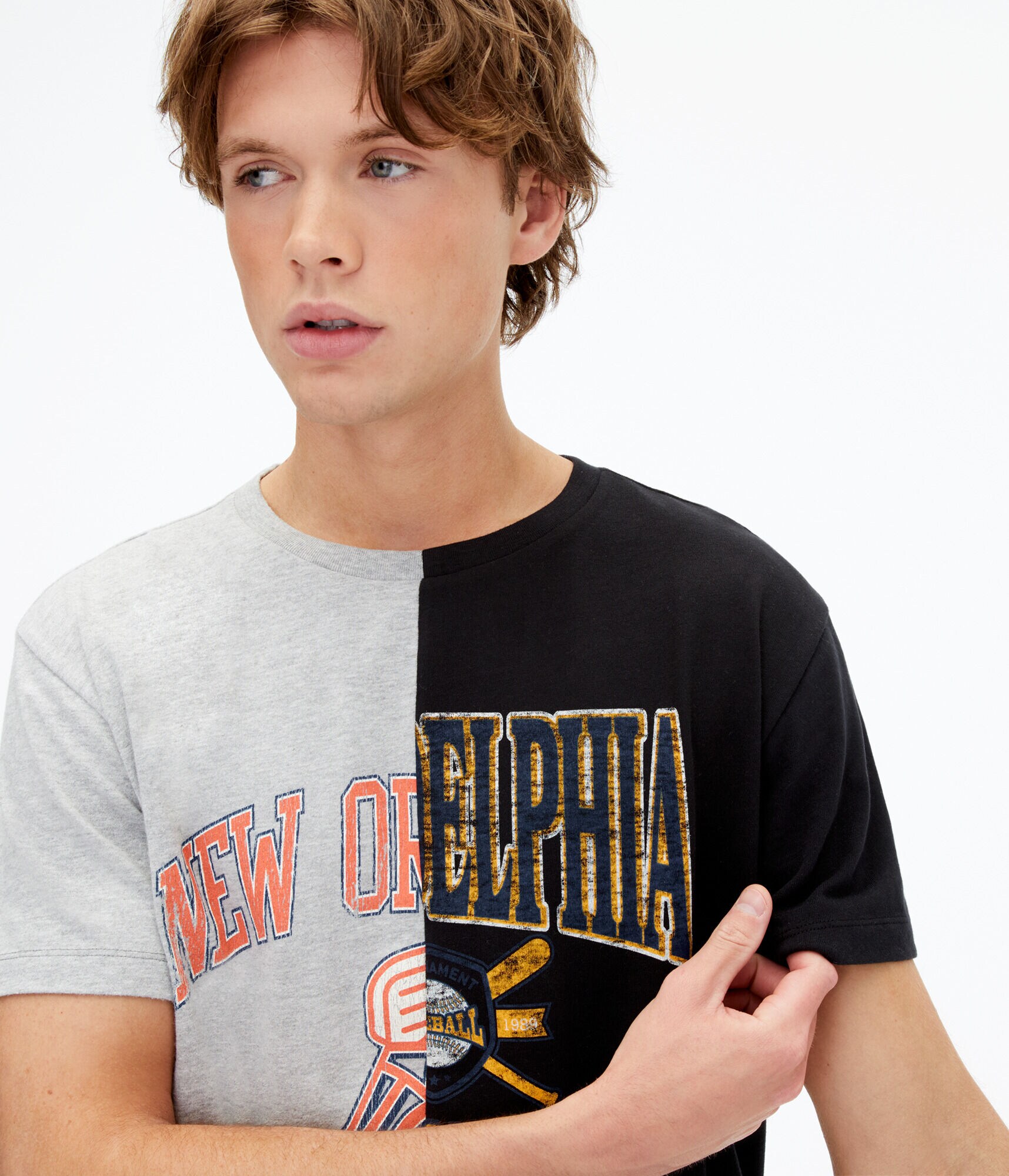 New Orleans Philadelphia Split Graphic Tee