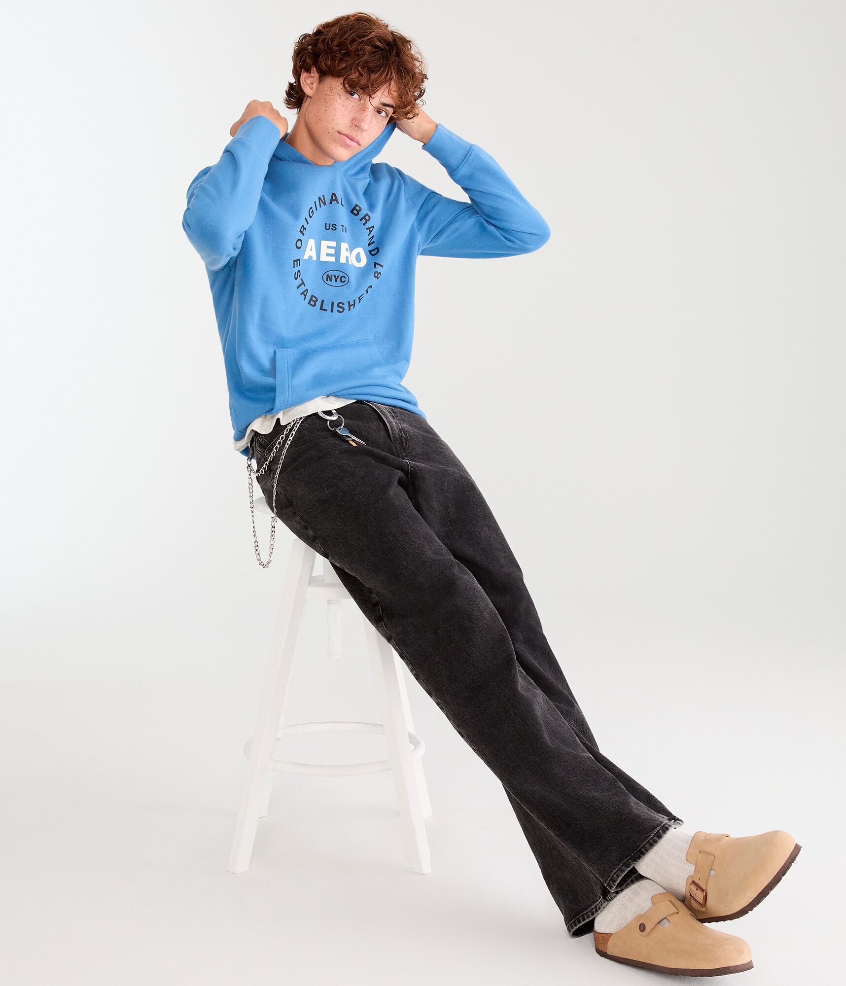 Aero Circle Logo Pullover Hoodie