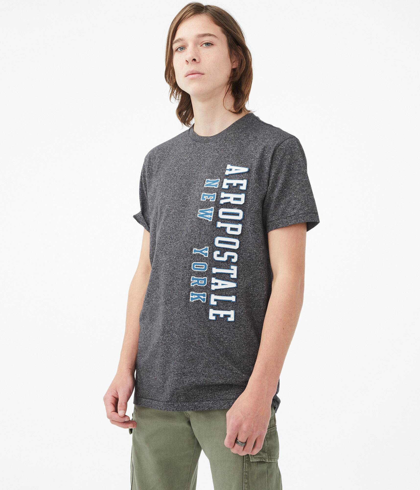 Vertical Aeropostale Logo Graphic Tee