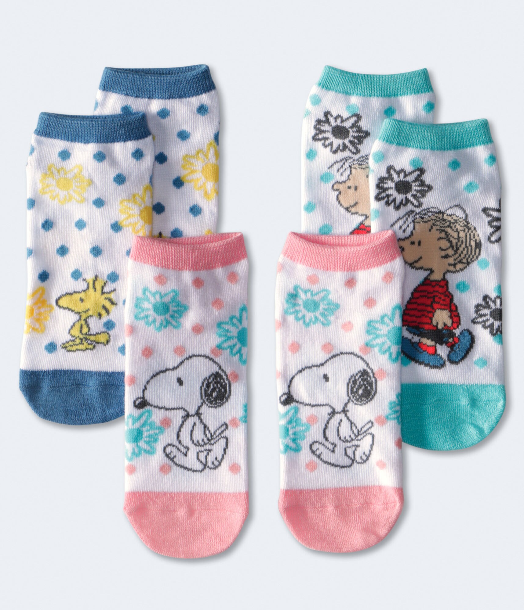Peanuts Polka-Dot Ankle Sock 3-Pack