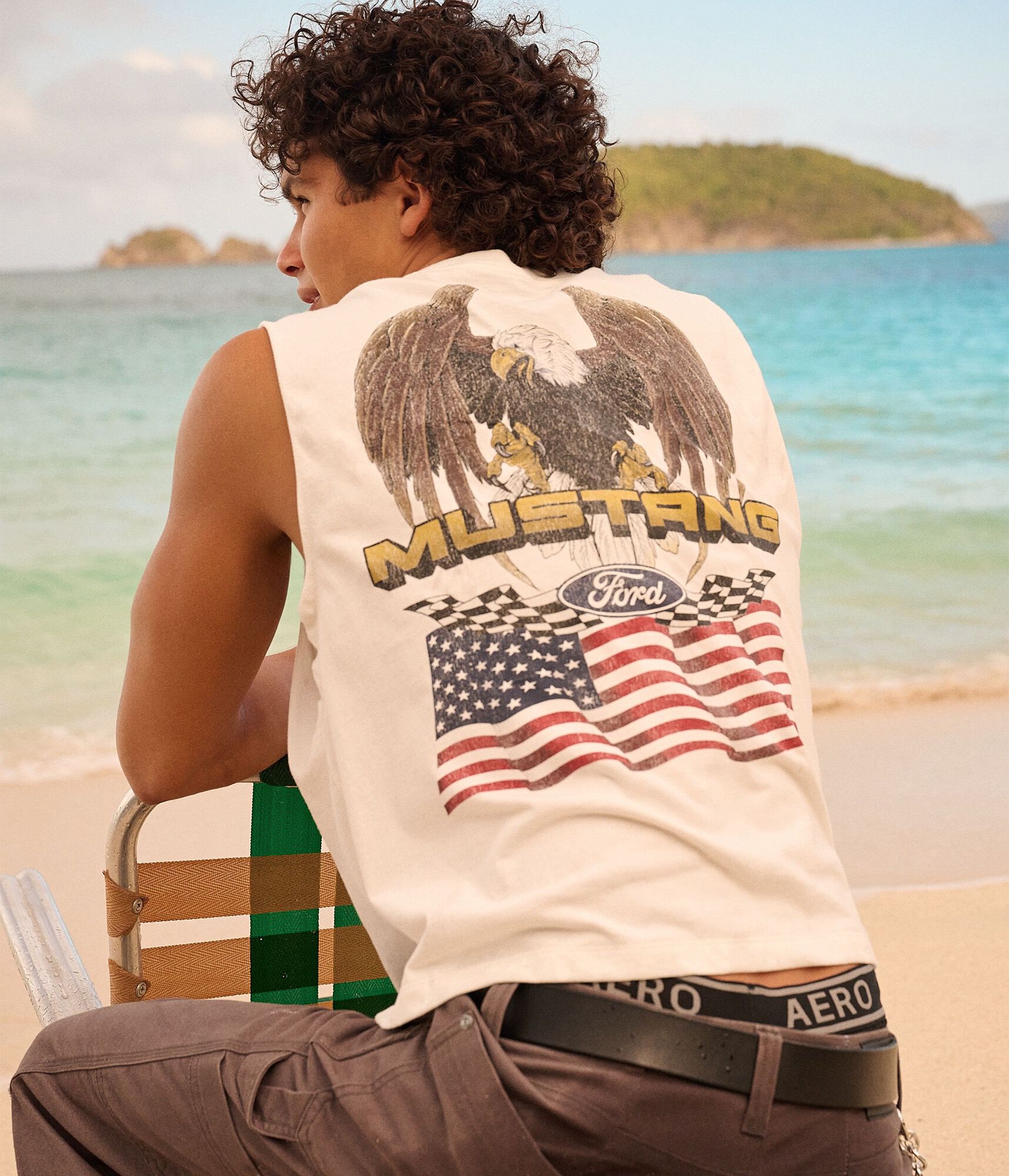 Ford Mustang Graphic Muscle Tee