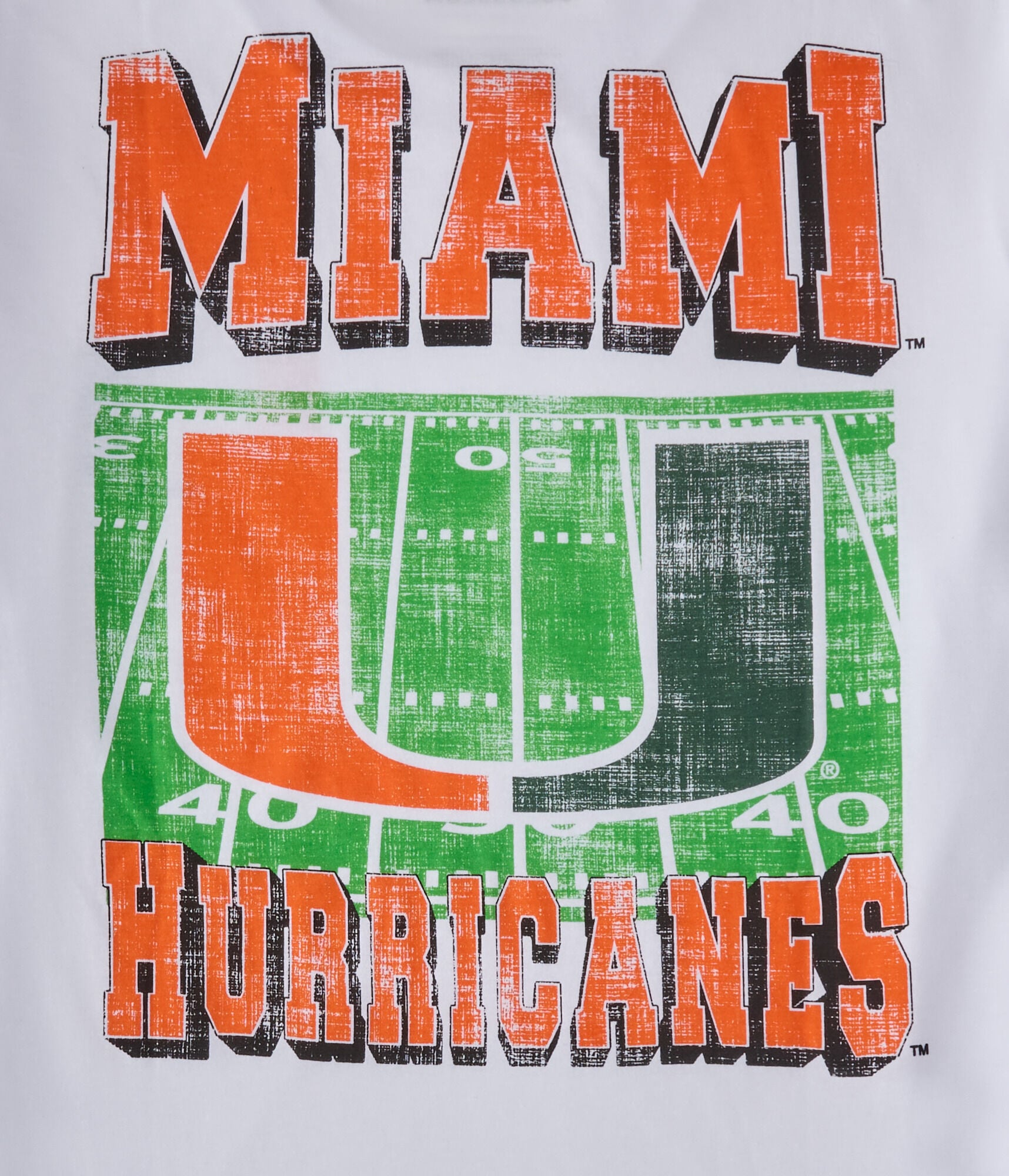 Miami Hurricanes Relaxed Graphic Tee
