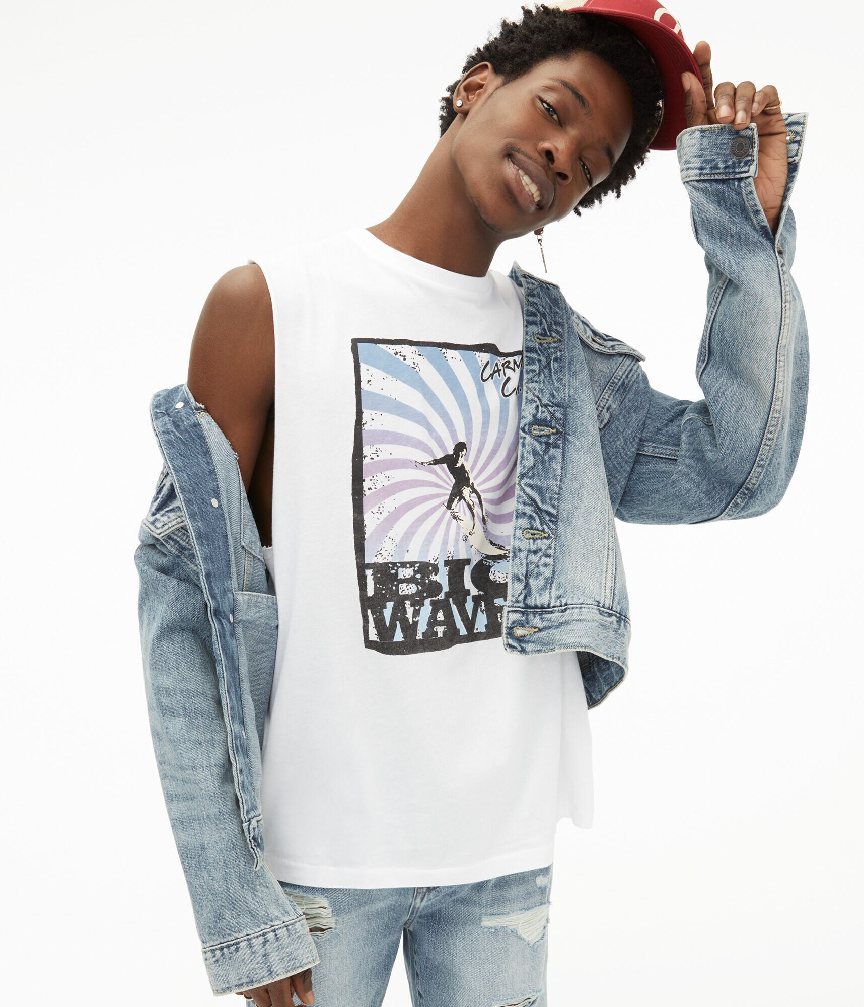 Big Waves Muscle Tee