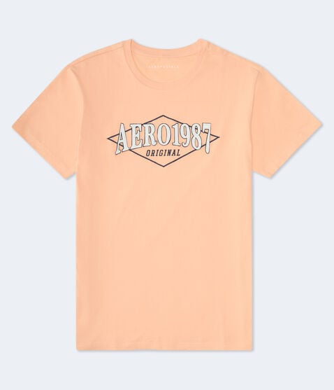 Aero 1987 Diamond Appliqué Graphic Tee Aero 1987 Diamond Appliqué Graphic Tee