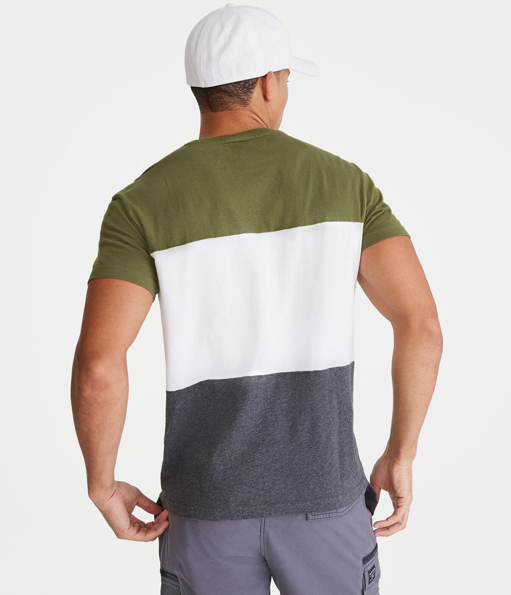 Aero Colorblocked Graphic Tee