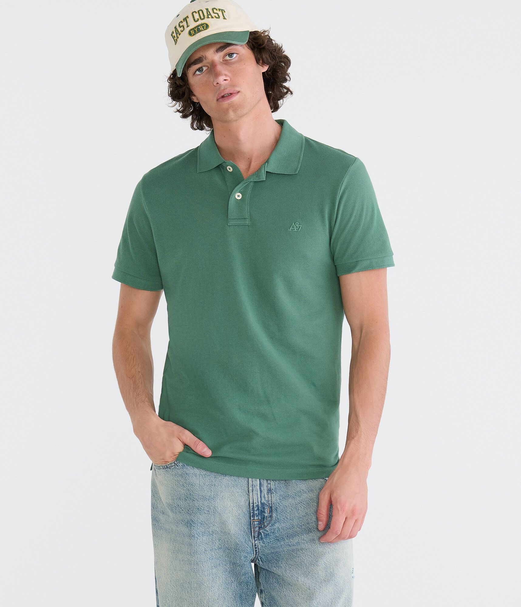 Tonal A87 Logo Piqu&eacute; Polo