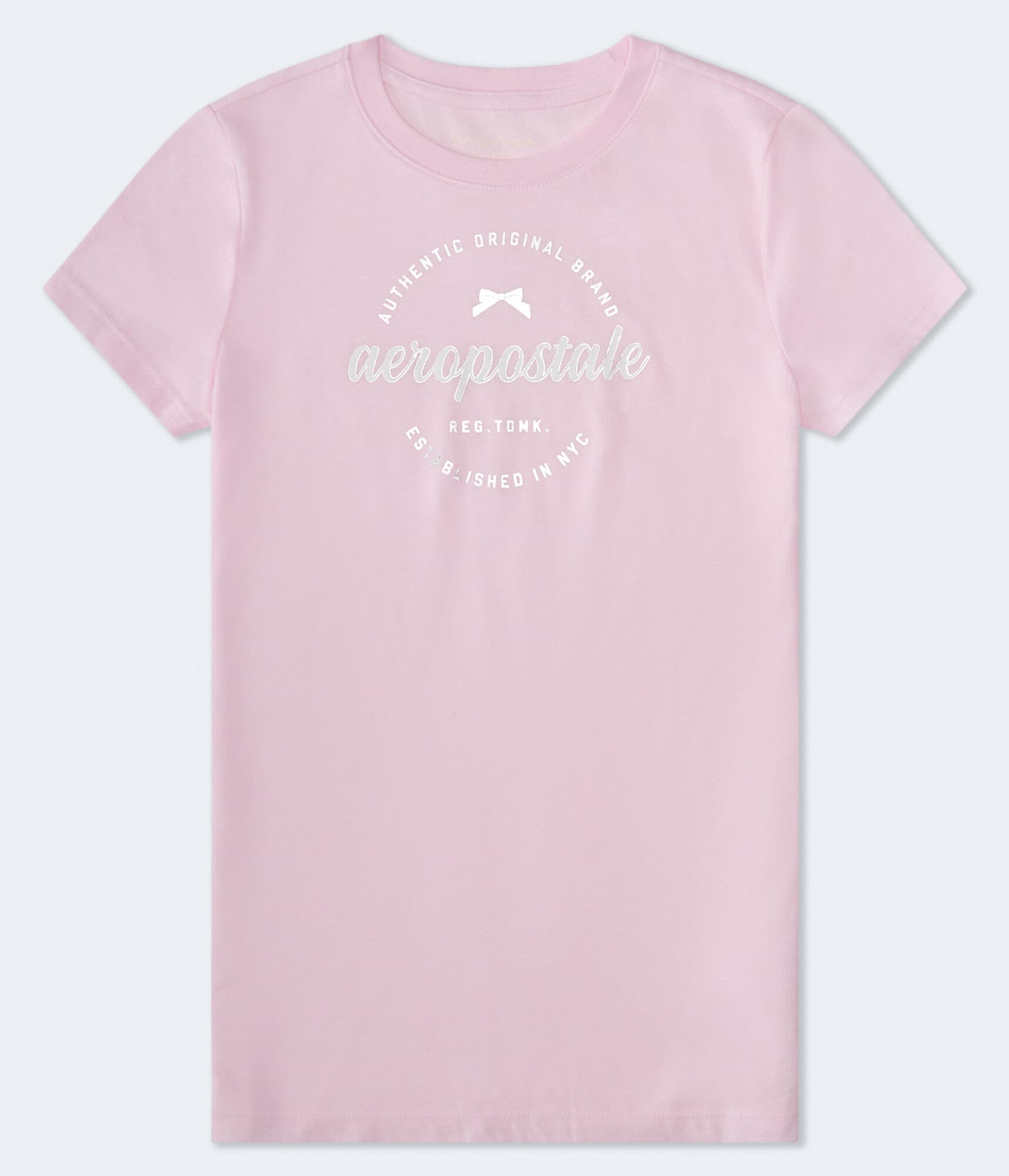 Aeropostale Bow Circle Foil Graphic Tee