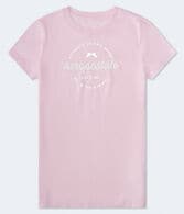 Aeropostale Bow Circle Foil Graphic Tee