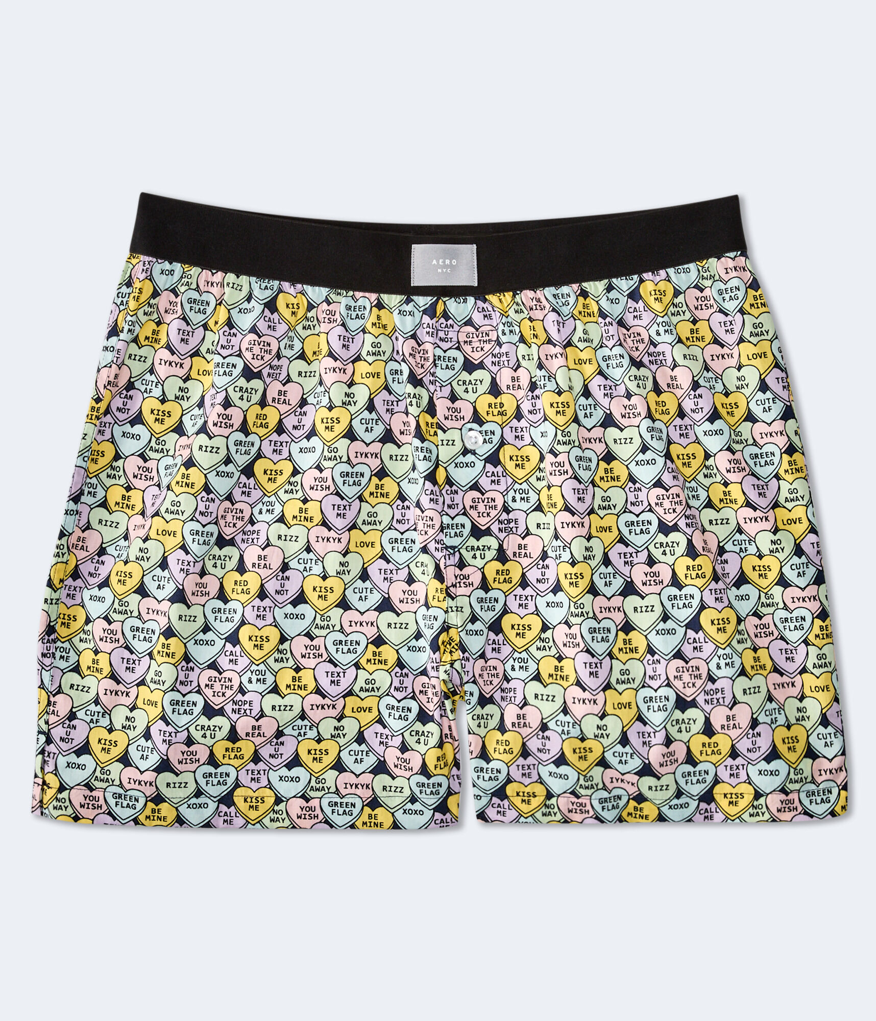 Valentine's Heart Candy Woven Boxers