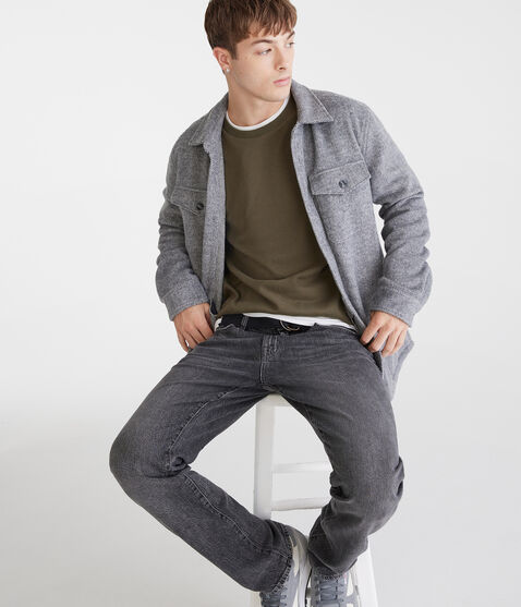 Unlined Heavyweight Flannel Shacket Unlined Heavyweight Flannel Shacket