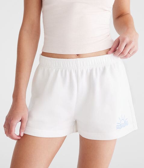 Sunkissed High-Rise Fleece Shorts Sunkissed High-Rise Fleece Shorts