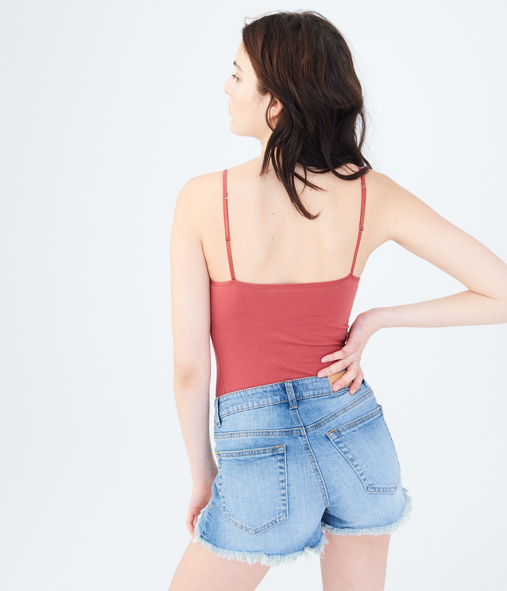 Solid Shelf Bra Cami