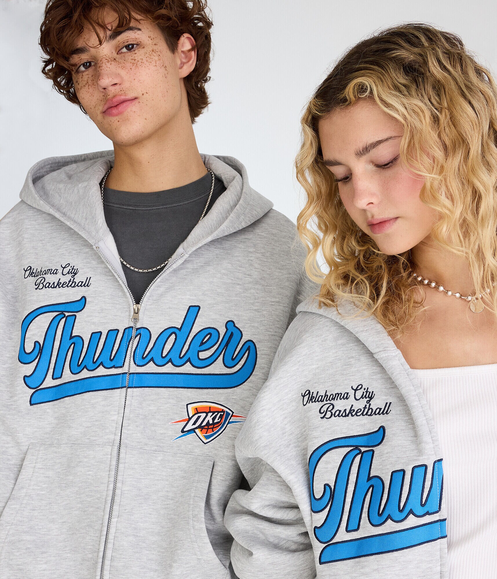 Oklahoma City Thunder Basketball Full-Zip Hoodie