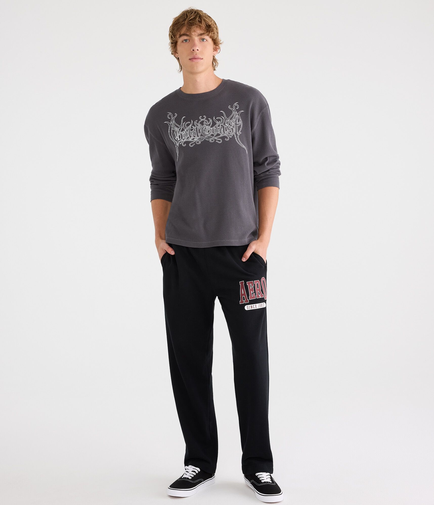 Aero Since 1987 Straight Leg Sweatpants