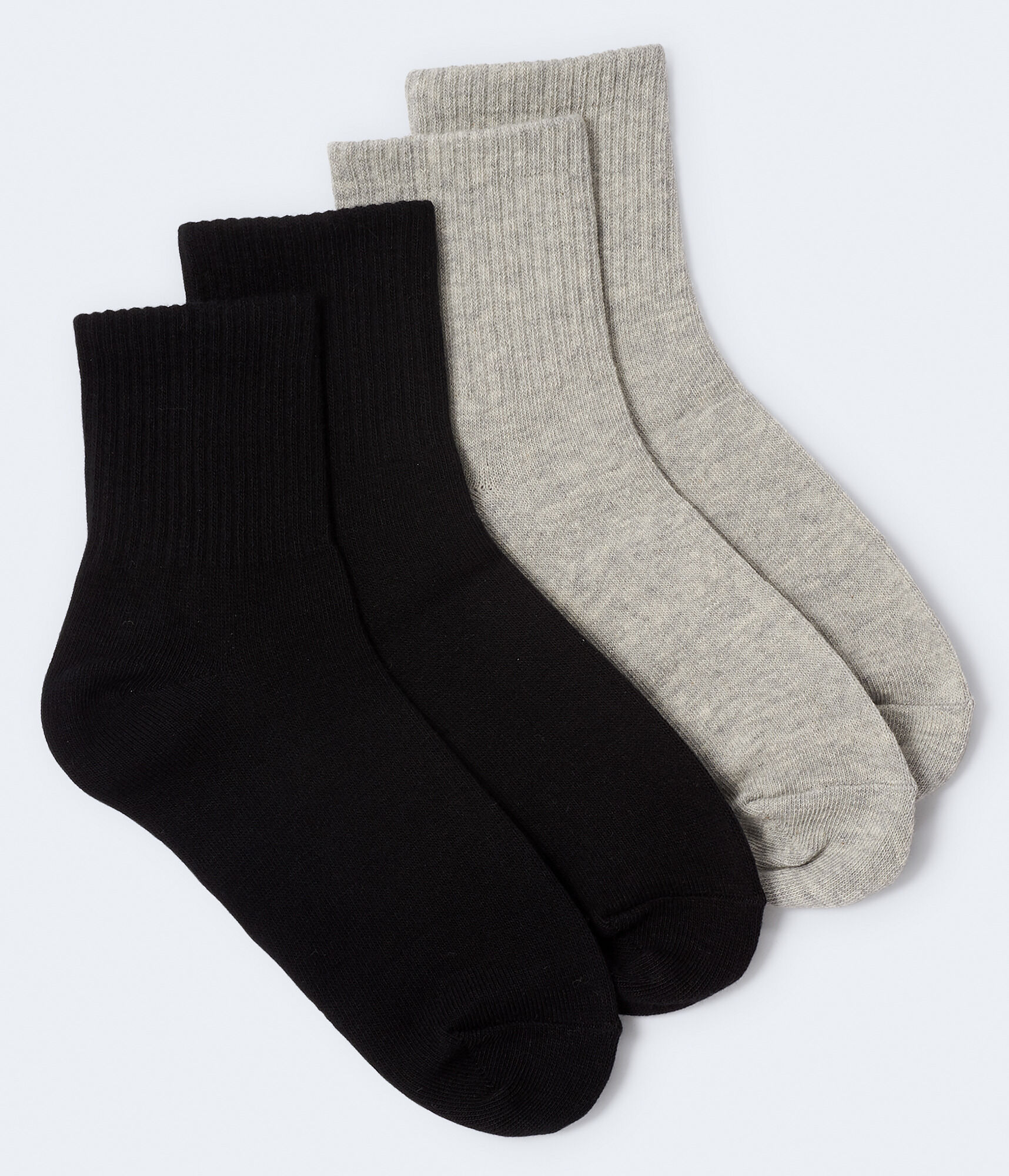 Solid Crew Sock 2-Pack
