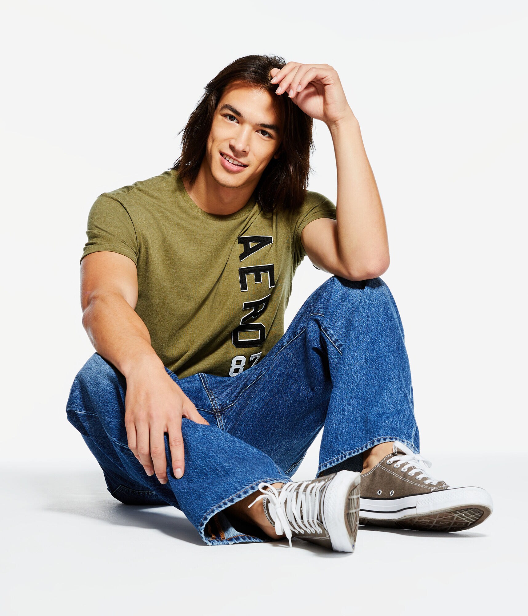 Aero 87 Vertical Appliqu&eacute; Graphic Tee