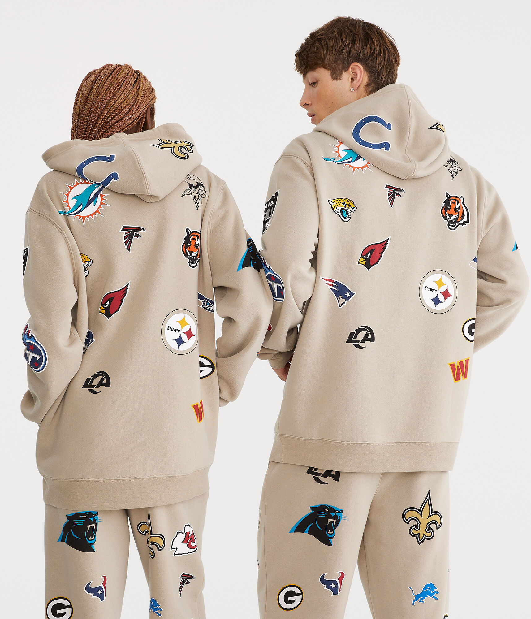 NFL Team Logos Pullover Hoodie
