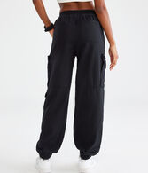 High-Waisted Cargo Joggers